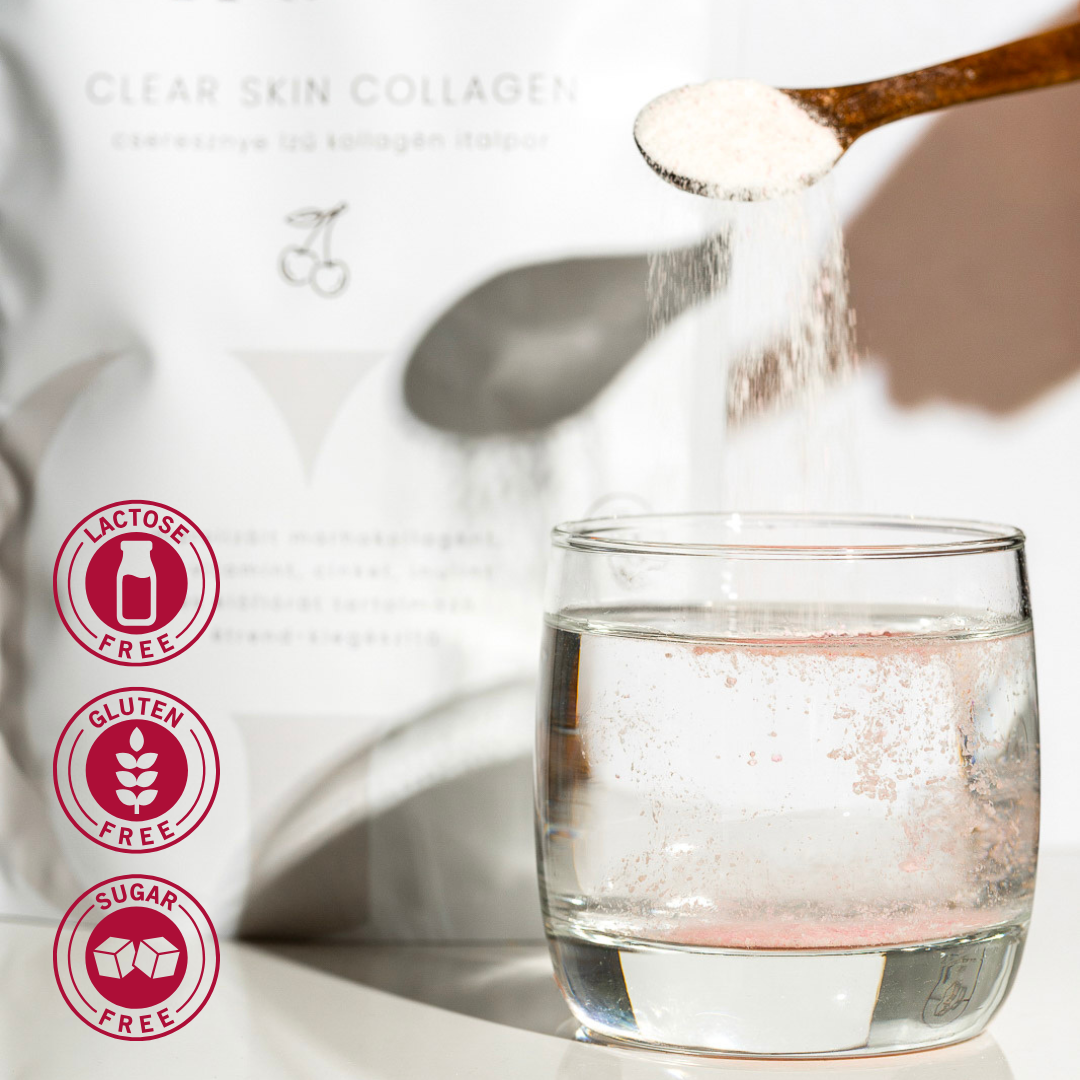 GLOWW Clear Skin Collagen italpor élőflórával