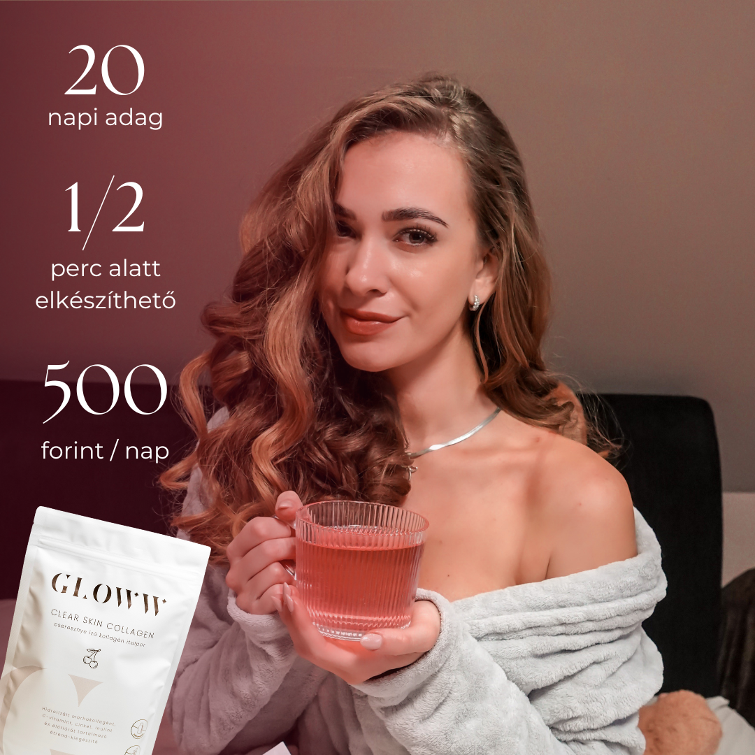 GLOWW Clear Skin Collagen italpor élőflórával